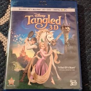 Walt Disney TANGLED 3D on BLU-RAY 3D + BLU-RAY + DVD + DIGITAL COPY